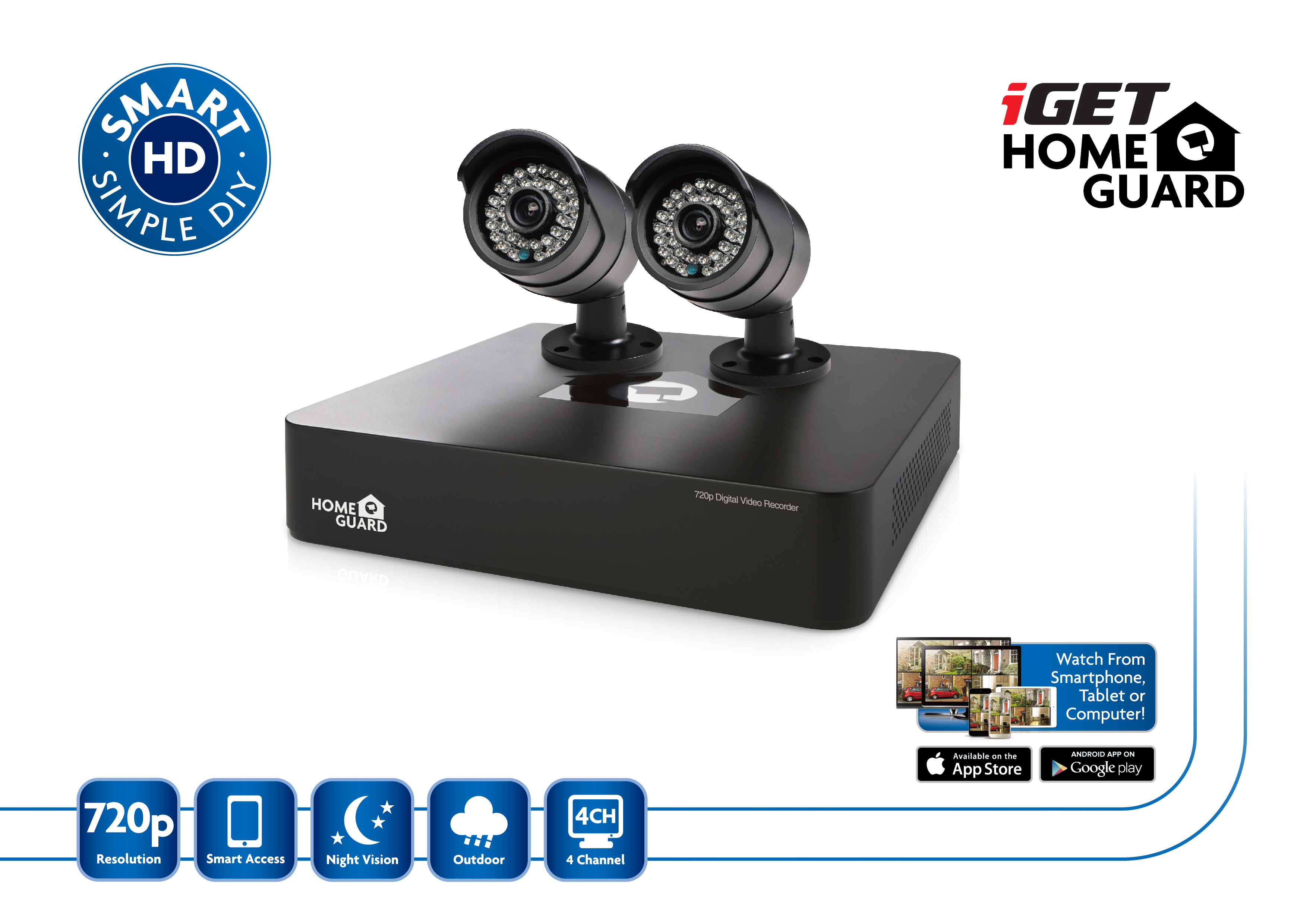 iGET HOMEGUARD HGDVK46702
